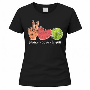 Peace Love Tennis Tournament Player Women's T-Shirt