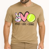 Peace Love Tennis Cute For Teen Little Girl Cooling Performance Crew T-Shirt