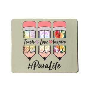 #Para Life Teach Love Inspire Cute Colorful Pencils Mousepad