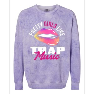 Pretty Like Trap Music Funny Hiphop Colorblast Crewneck Sweatshirt