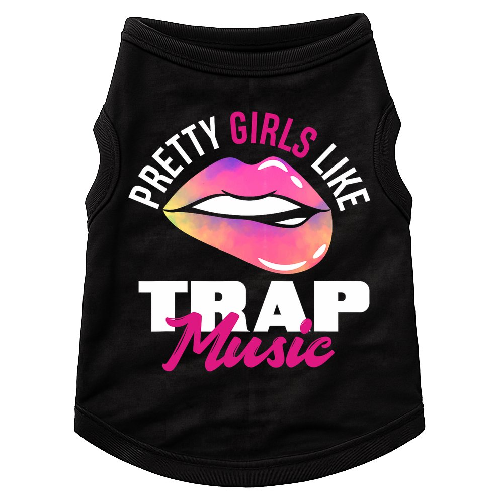 Pretty Like Trap Music Funny Hiphop Doggie Tank