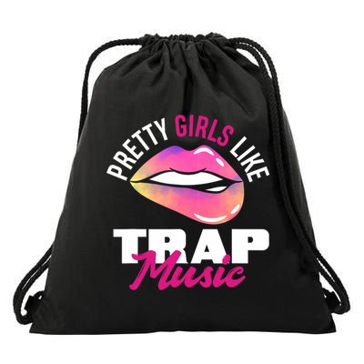 Pretty Like Trap Music Funny Hiphop Drawstring Bag