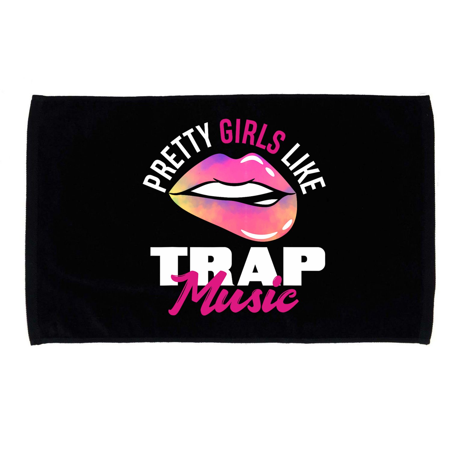 Pretty Like Trap Music Funny Hiphop Microfiber Hand Towel