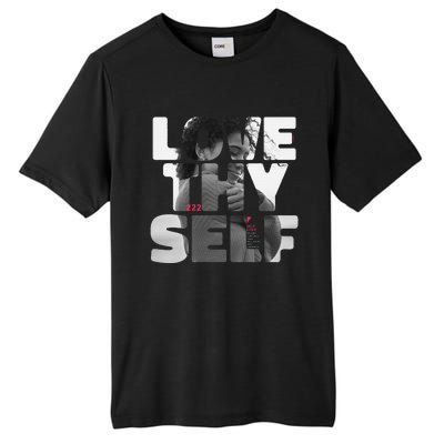 Positive Love Thy Self to promote SelfCare  Tall Fusion ChromaSoft Performance T-Shirt