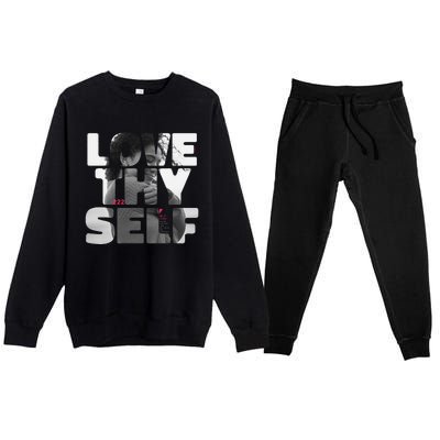 Positive Love Thy Self to promote SelfCare  Premium Crewneck Sweatsuit Set