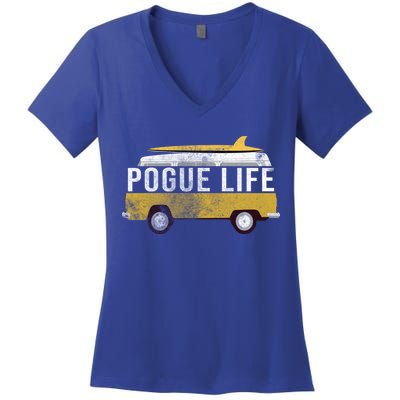 Pogue Life The Bronco Women's V-Neck T-Shirt