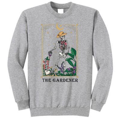 Plant Lover Tarot Card Mom Gardening Tall Sweatshirt