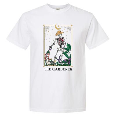 Plant Lover Tarot Card Mom Gardening Garment-Dyed Heavyweight T-Shirt