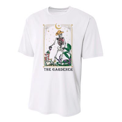 Plant Lover Tarot Card Mom Gardening Performance Sprint T-Shirt