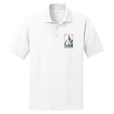 Plant Lover Tarot Card Mom Gardening PosiCharge RacerMesh Polo