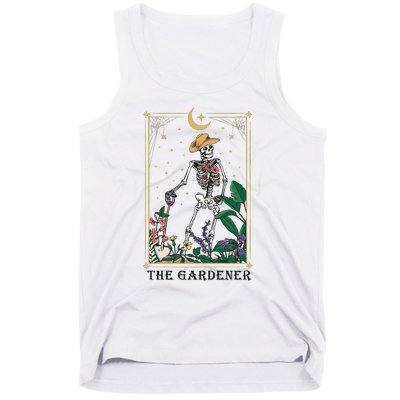 Plant Lover Tarot Card Mom Gardening Tank Top