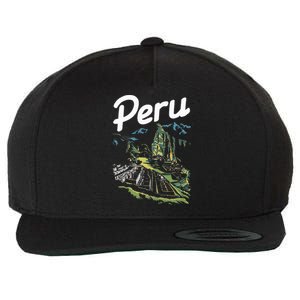 Peru Lover Typical Peruvian Vacation Souvenir Wool Snapback Cap