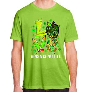 Principal Life Teacher Lover St Patricks Day School Gift Adult ChromaSoft Performance T-Shirt