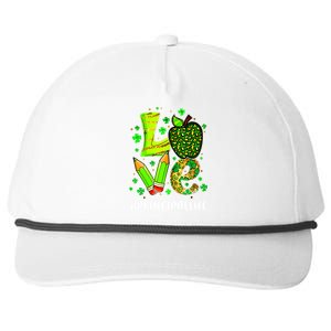 Principal Life Teacher Lover St Patricks Day School Gift Snapback Five-Panel Rope Hat