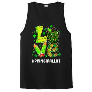 Principal Life Teacher Lover St Patricks Day School Gift PosiCharge Competitor Tank