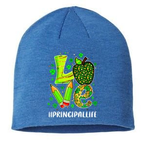 Principal Life Teacher Lover St Patricks Day School Gift Sustainable Beanie