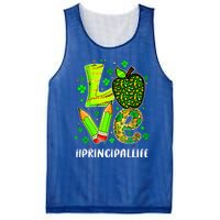 Principal Life Teacher Lover St Patricks Day School Gift Mesh Reversible Basketball Jersey Tank