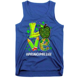 Principal Life Teacher Lover St Patricks Day School Gift Tank Top