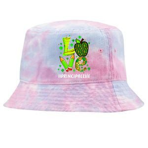 Principal Life Teacher Lover St Patricks Day School Gift Tie-Dyed Bucket Hat