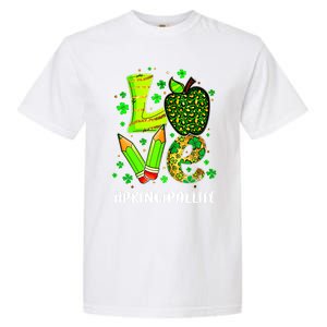 Principal Life Teacher Lover St Patricks Day School Gift Garment-Dyed Heavyweight T-Shirt