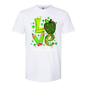 Principal Life Teacher Lover St Patricks Day School Gift Softstyle CVC T-Shirt