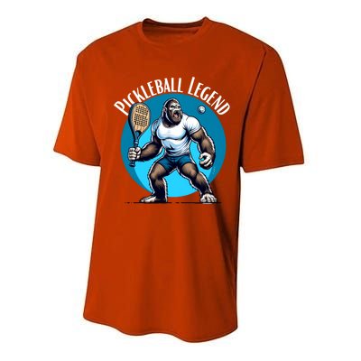 Pickleball Lover Team Bigfoot Funny Pickleball Legend Meaningful Gift Performance Sprint T-Shirt