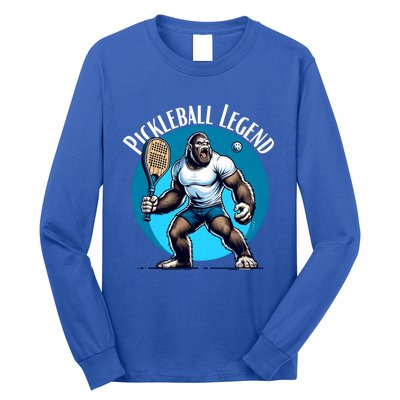 Pickleball Lover Team Bigfoot Funny Pickleball Legend Meaningful Gift Long Sleeve Shirt