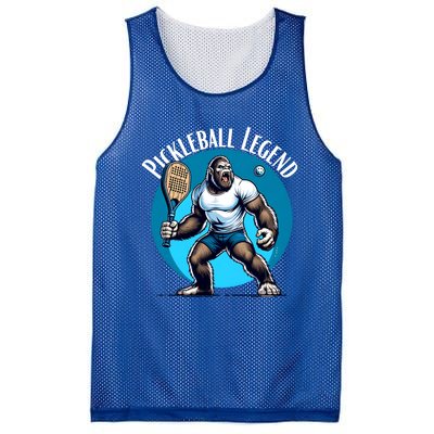 Pickleball Lover Team Bigfoot Funny Pickleball Legend Meaningful Gift Mesh Reversible Basketball Jersey Tank