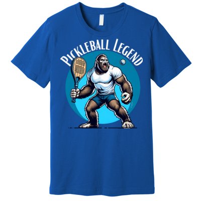 Pickleball Lover Team Bigfoot Funny Pickleball Legend Meaningful Gift Premium T-Shirt