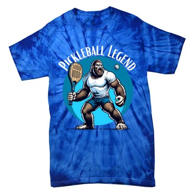 Pickleball Lover Team Bigfoot Funny Pickleball Legend Meaningful Gift Tie-Dye T-Shirt