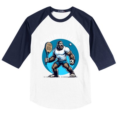 Pickleball Lover Team Bigfoot Funny Pickleball Legend Meaningful Gift Baseball Sleeve Shirt