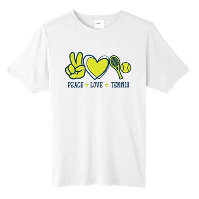 Peace Love Tennis Cool Player Coach Hippie Tall Fusion ChromaSoft Performance T-Shirt