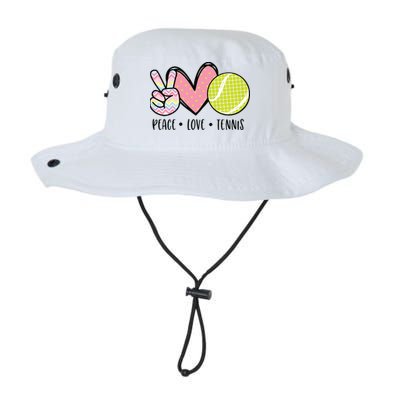 Peace Love Tennis Cute Design Bucket Hat