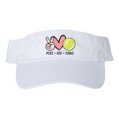 Peace Love Tennis Cute Design Visor