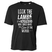 Passover Look the Lamb of Yahweh Yeshua Messianic Hebrew Cooling Performance Crew T-Shirt