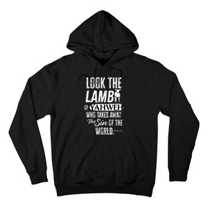 Passover Look the Lamb of Yahweh Yeshua Messianic Hebrew Hoodie