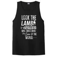 Passover Look the Lamb of Yahweh Yeshua Messianic Hebrew PosiCharge Competitor Tank