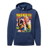 Peace Lotus Thich Minh Tue Buddha Vietnam Buddha Performance Fleece Hoodie