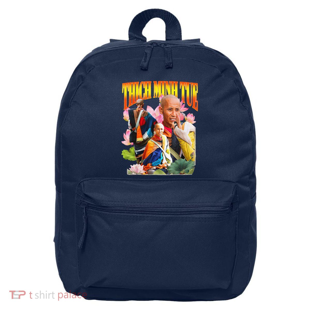 Peace Lotus Thich Minh Tue Buddha Vietnam Buddha 16 in Basic Backpack