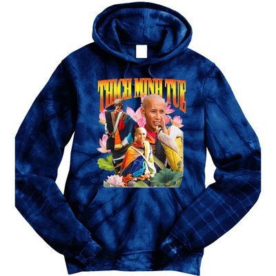 Peace Lotus Thich Minh Tue Buddha Vietnam Buddha Tie Dye Hoodie