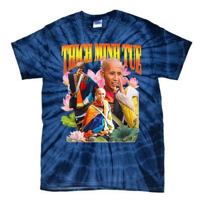 Peace Lotus Thich Minh Tue Buddha Vietnam Buddha Tie-Dye T-Shirt