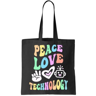 PEACE LOVE TECHNOLOGY Teacher Groovy School Bag
