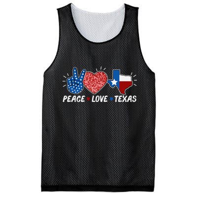 Peace Love Texas Graphic Plus Size For Dads Moms Mesh Reversible Basketball Jersey Tank