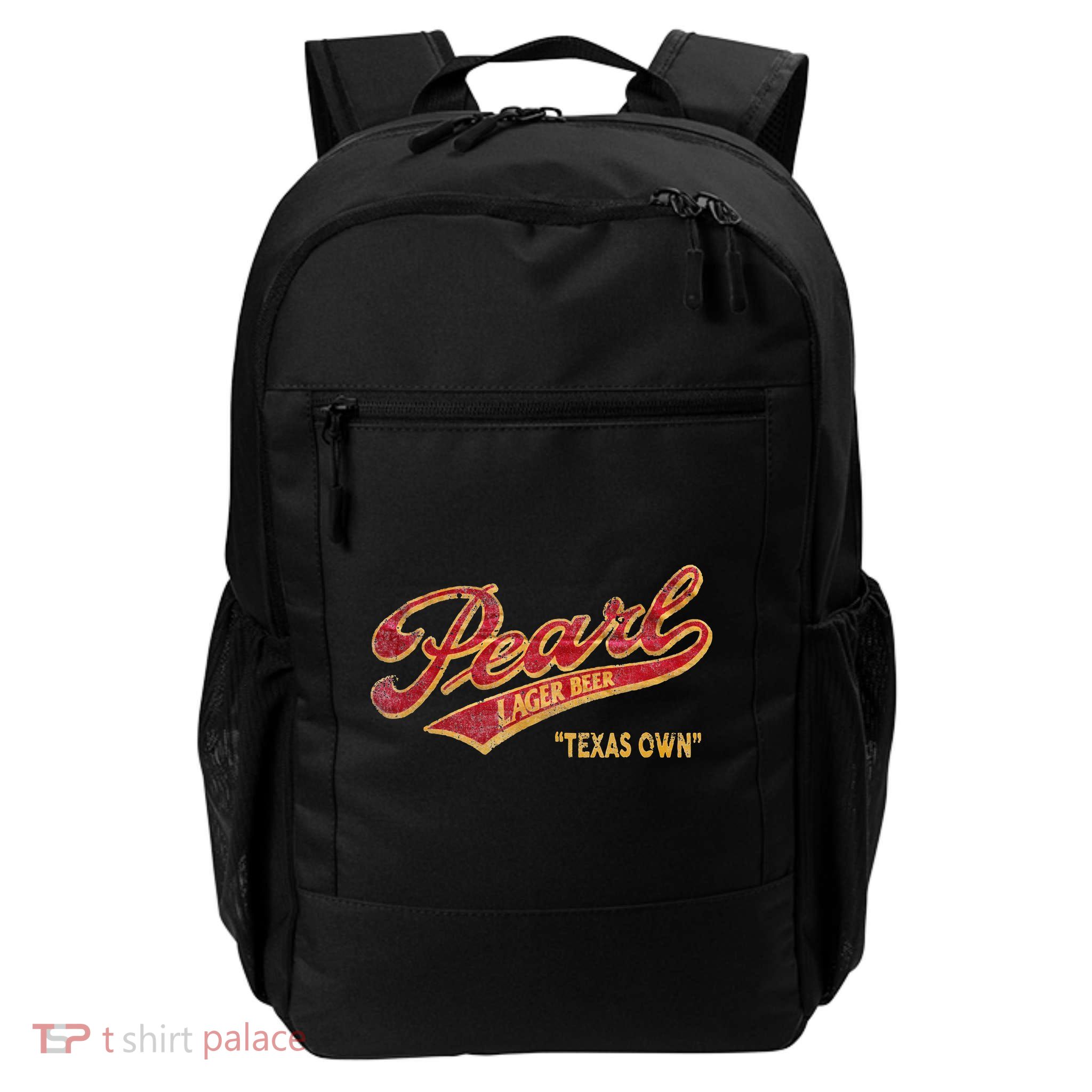 Pearl Lager Texas Beer Backpack