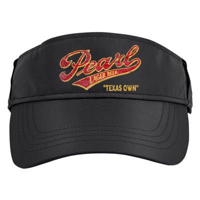 Pearl Lager Texas Beer Adult Drive Performance Visor
