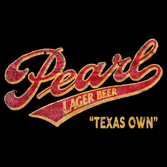 Pearl Lager Texas Beer Drawstring Bag