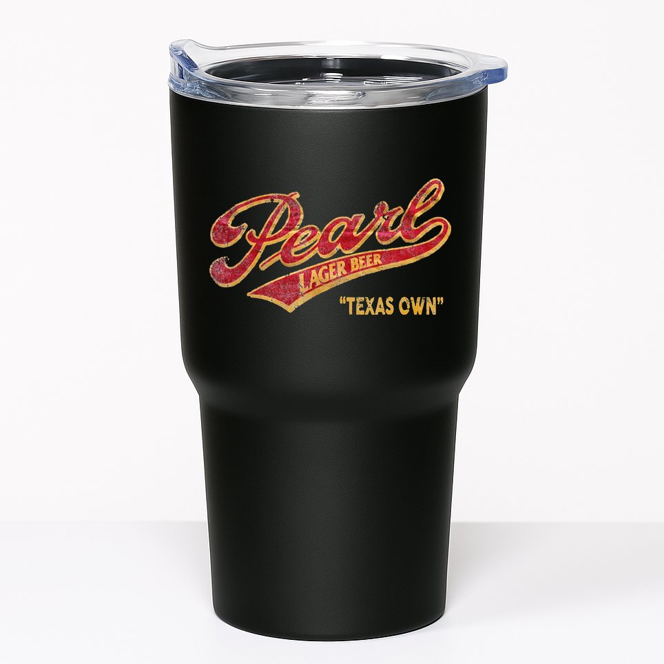 Pearl Lager Texas Beer Tumbler