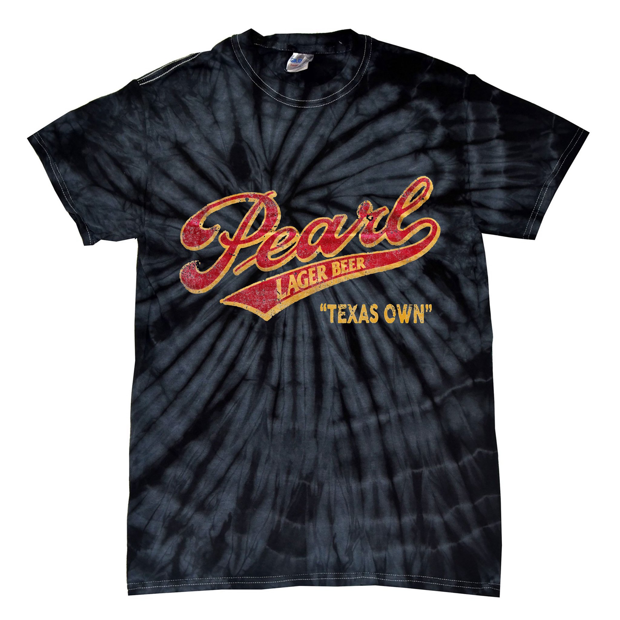 Pearl Lager Texas Beer Tie-Dye T-Shirt