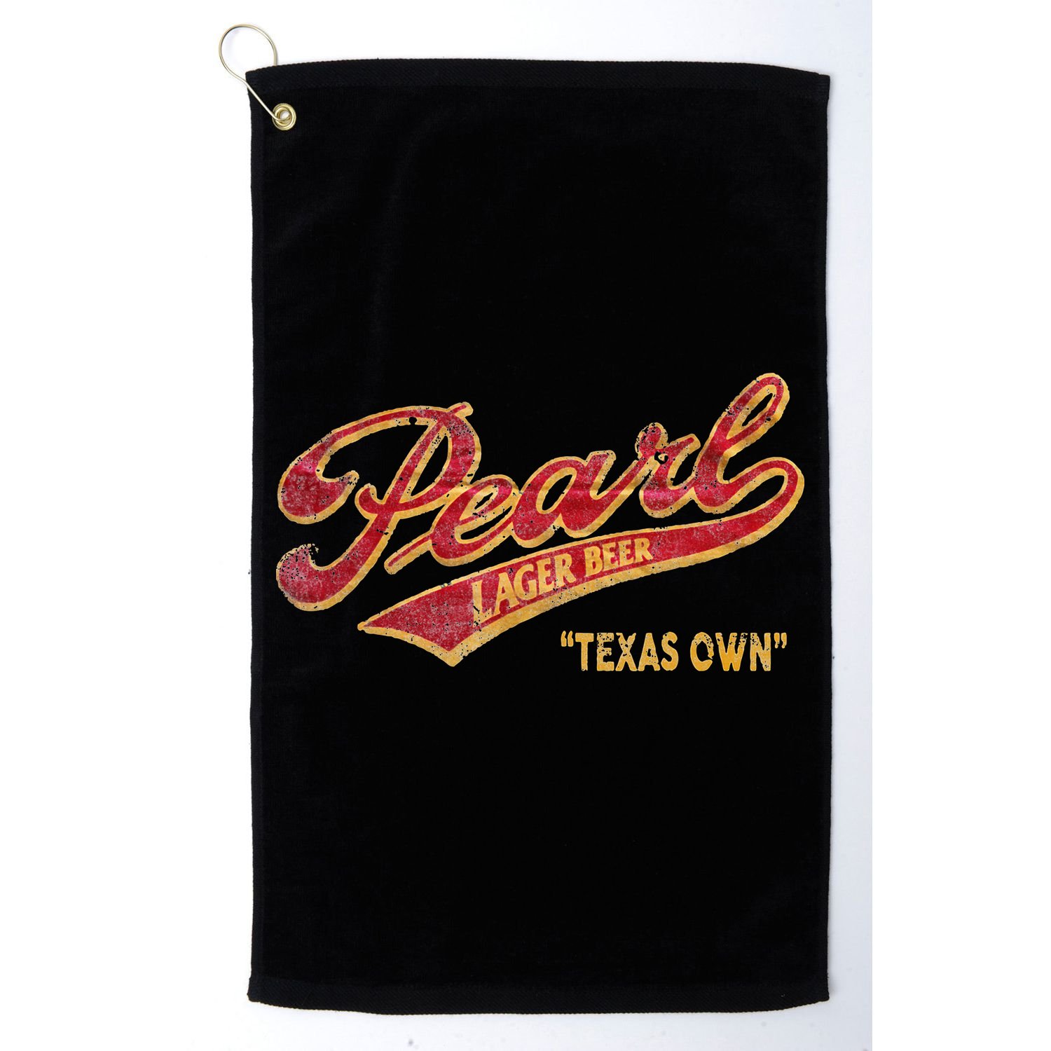 Pearl Lager Texas Beer Golf Towel