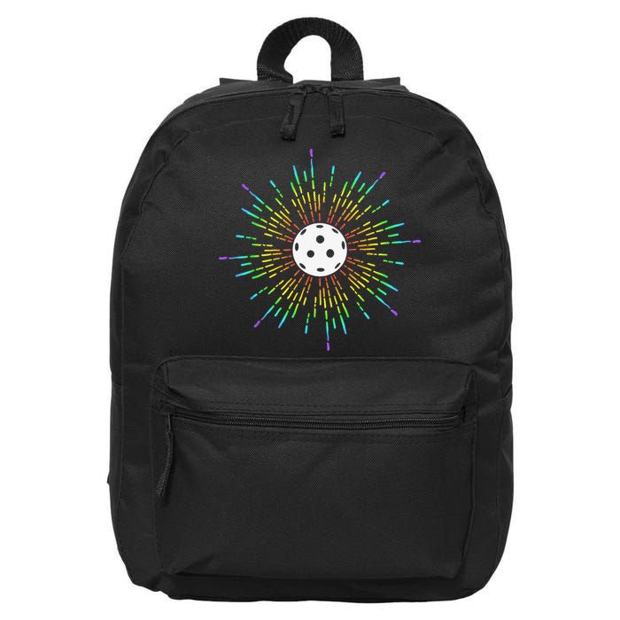 Pickleball Lover Tee Pickleball Player Pickleball 16 in Basic Backpack